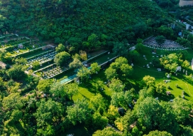 九公山墓地航拍